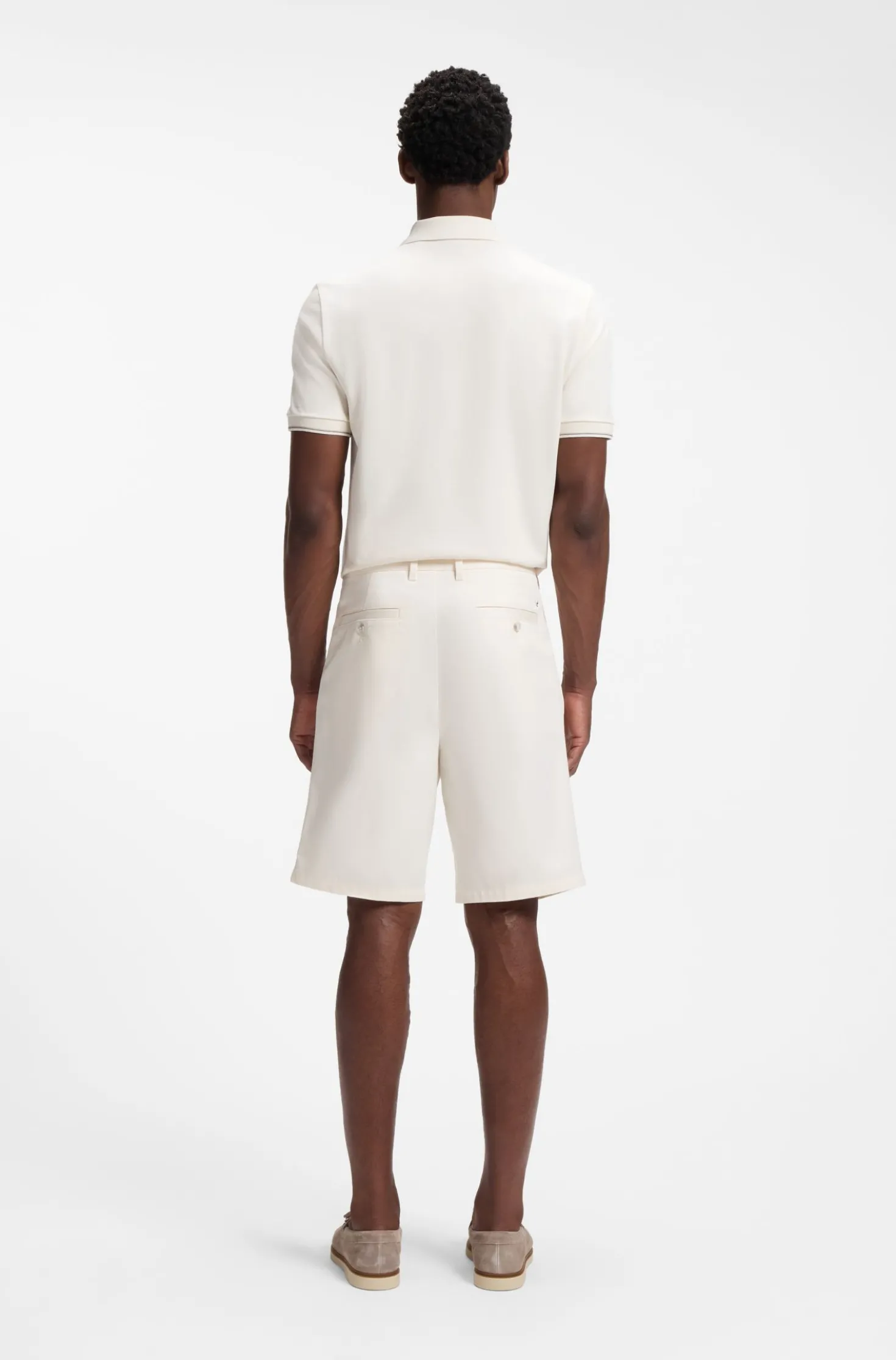 Relaxed-Fit Shorts aus Baumwolle mit Twill-Struktur