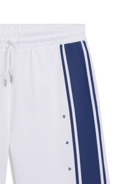 Relaxed-Fit Shorts aus Baumwoll-Terry mit Seitenstreifen