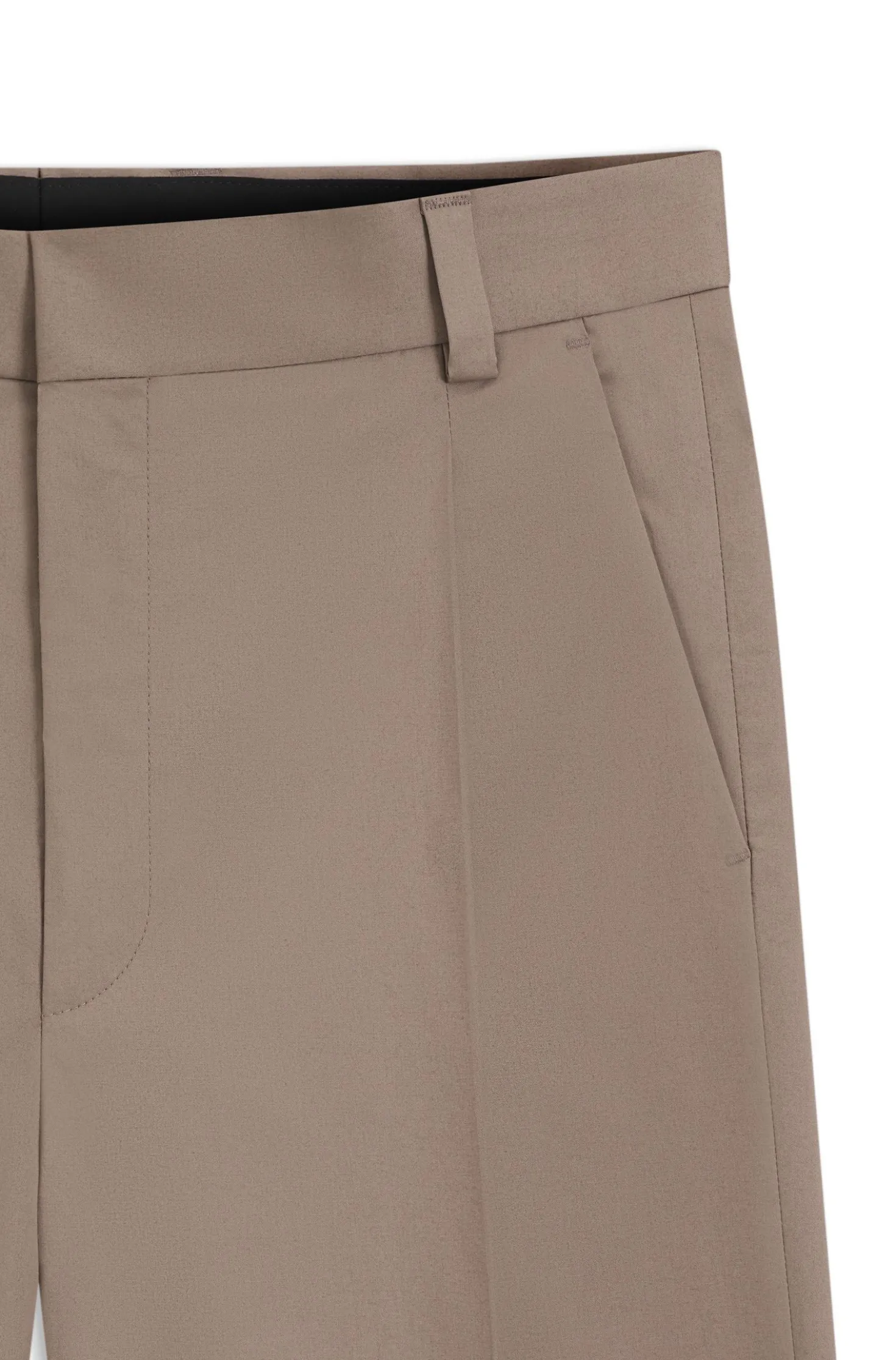 Relaxed-Fit Shorts aus elastischem Baumwoll-Twill