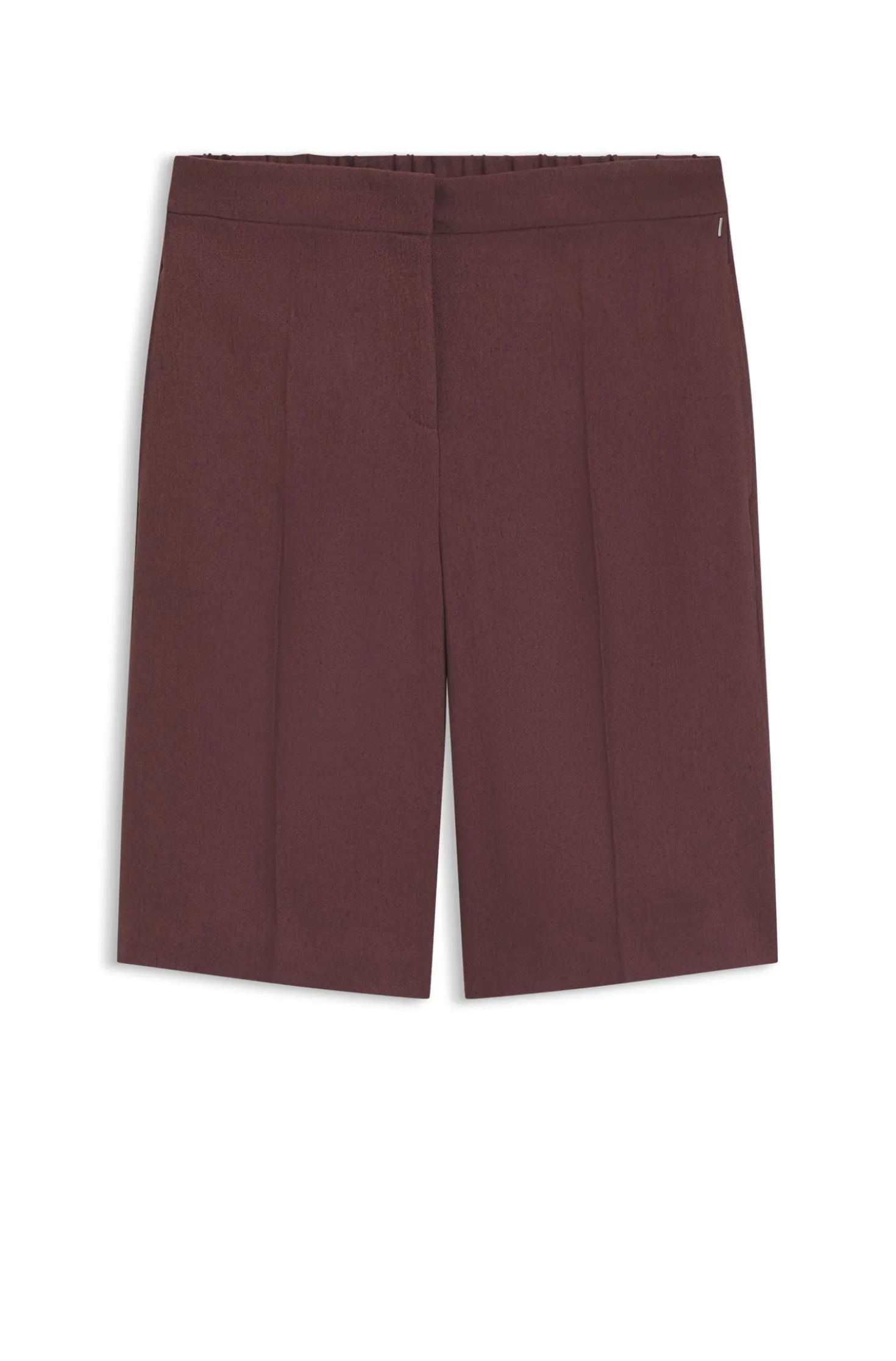 Relaxed-Fit Shorts aus Leinen-Mix