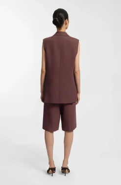 Relaxed-Fit Shorts aus Leinen-Mix