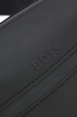 Reporter-Tasche aus Kunstleder mit reflektierenden Details