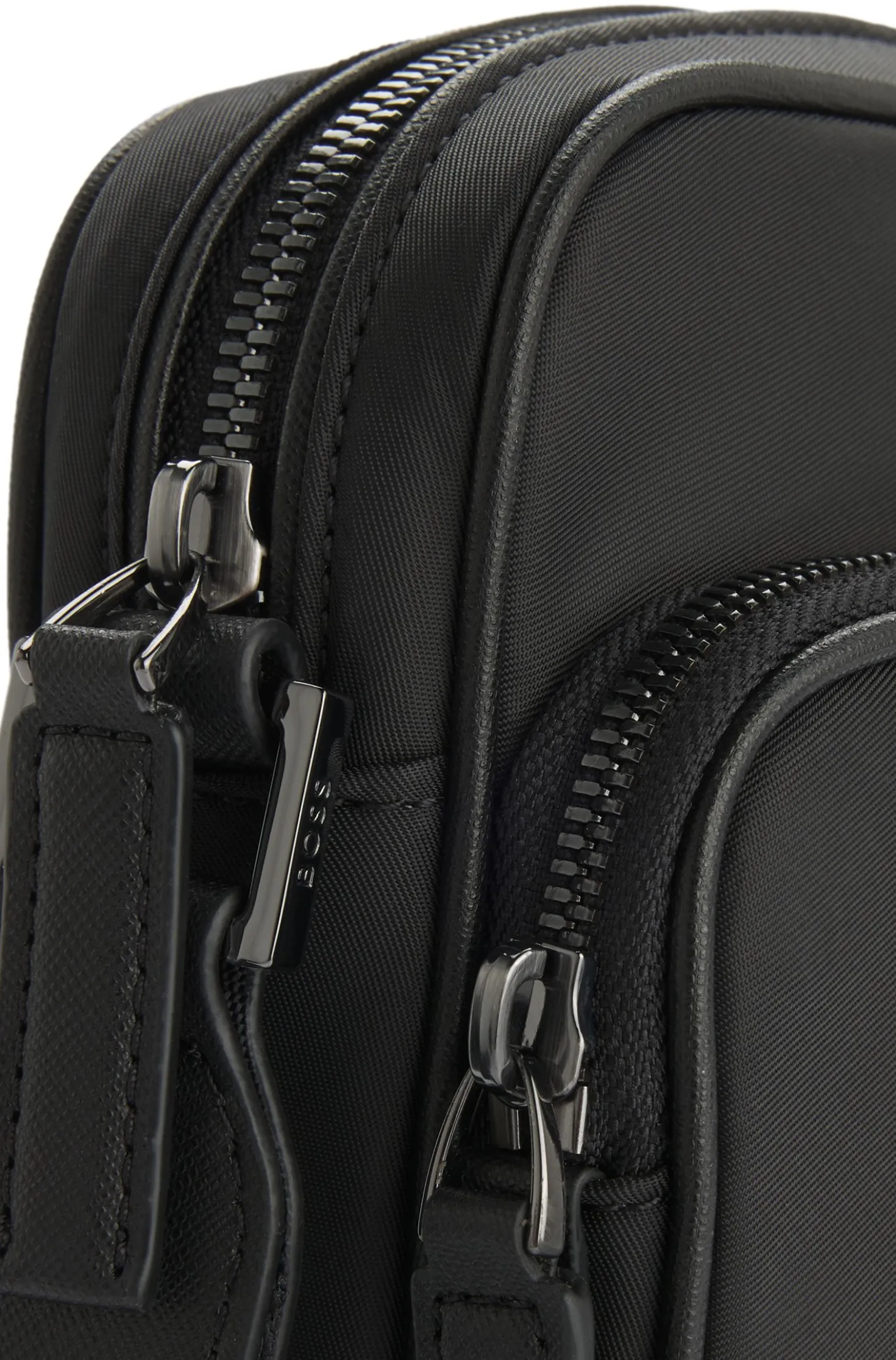 Reporter-Tasche aus Twill mit Double-B-Monogramm