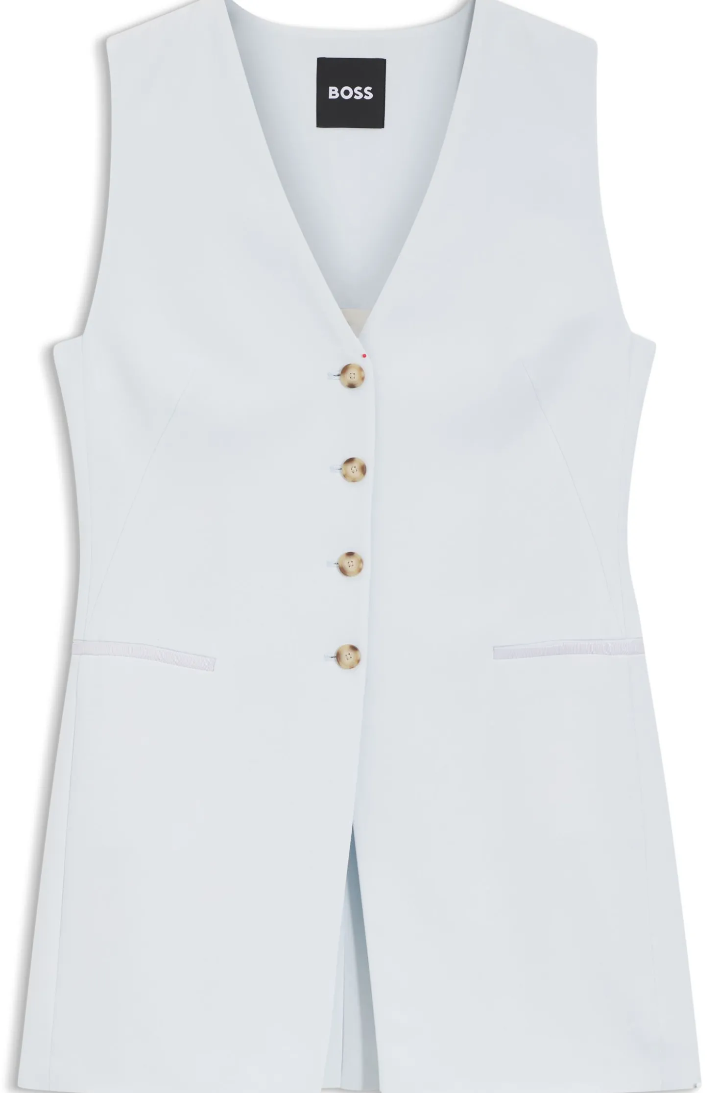 Ärmelloser Slim-Fit Blazer
