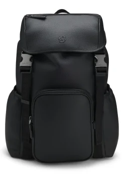 Rucksack aus italienischem Leder mit Double-B-Monogramm