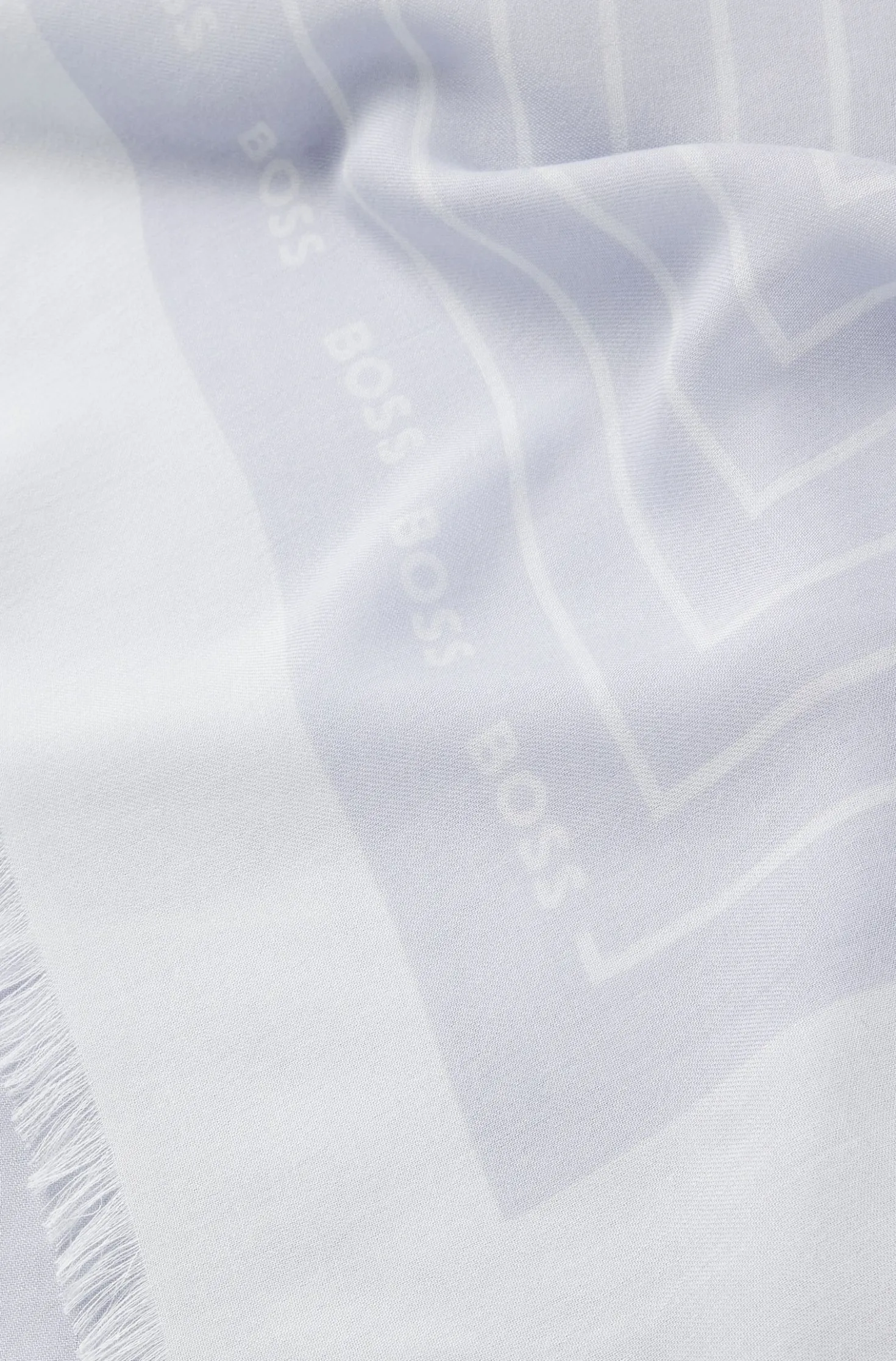 Schal aus Voile mit Logo-Print