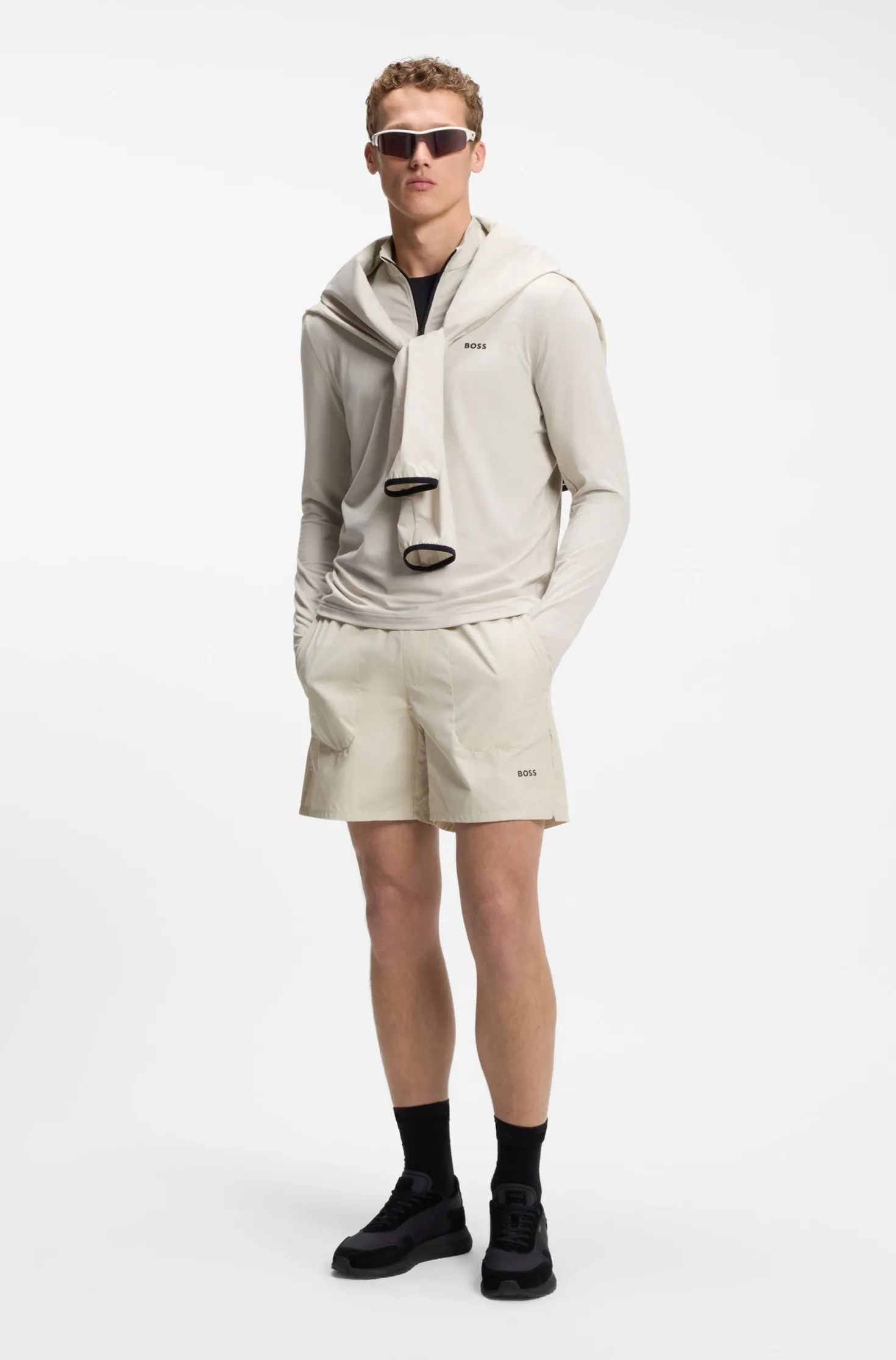 Schnell trocknende Active Shorts mit Vier-Wege-Stretch