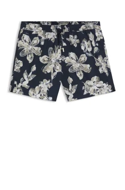 Schnell trocknende Badeshorts mit Allover-Print