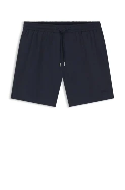 Schnell trocknende Badeshorts aus elastischem Seersucker-Gewebe