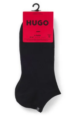 Sechserpack Sneakers-Socken aus Baumwoll-Mix mit Logos