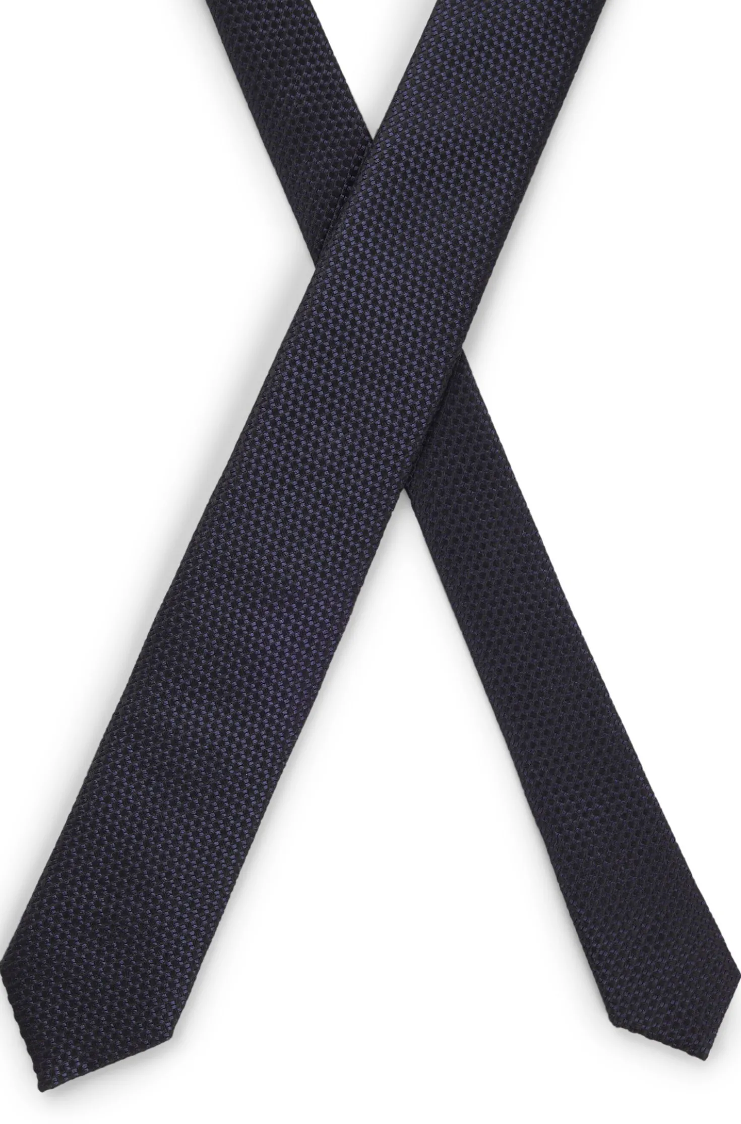 Seidenkrawatte mit Jacquard-Muster