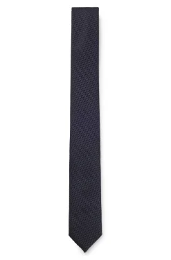 Seidenkrawatte mit Jacquard-Muster