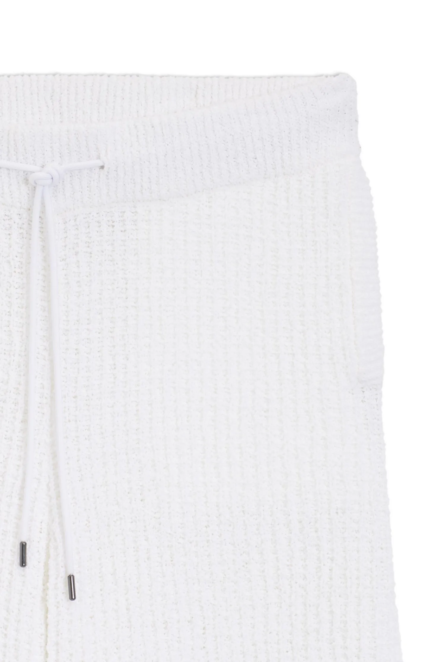 Shorts aus Baumwoll-Mix mit Rippstrick