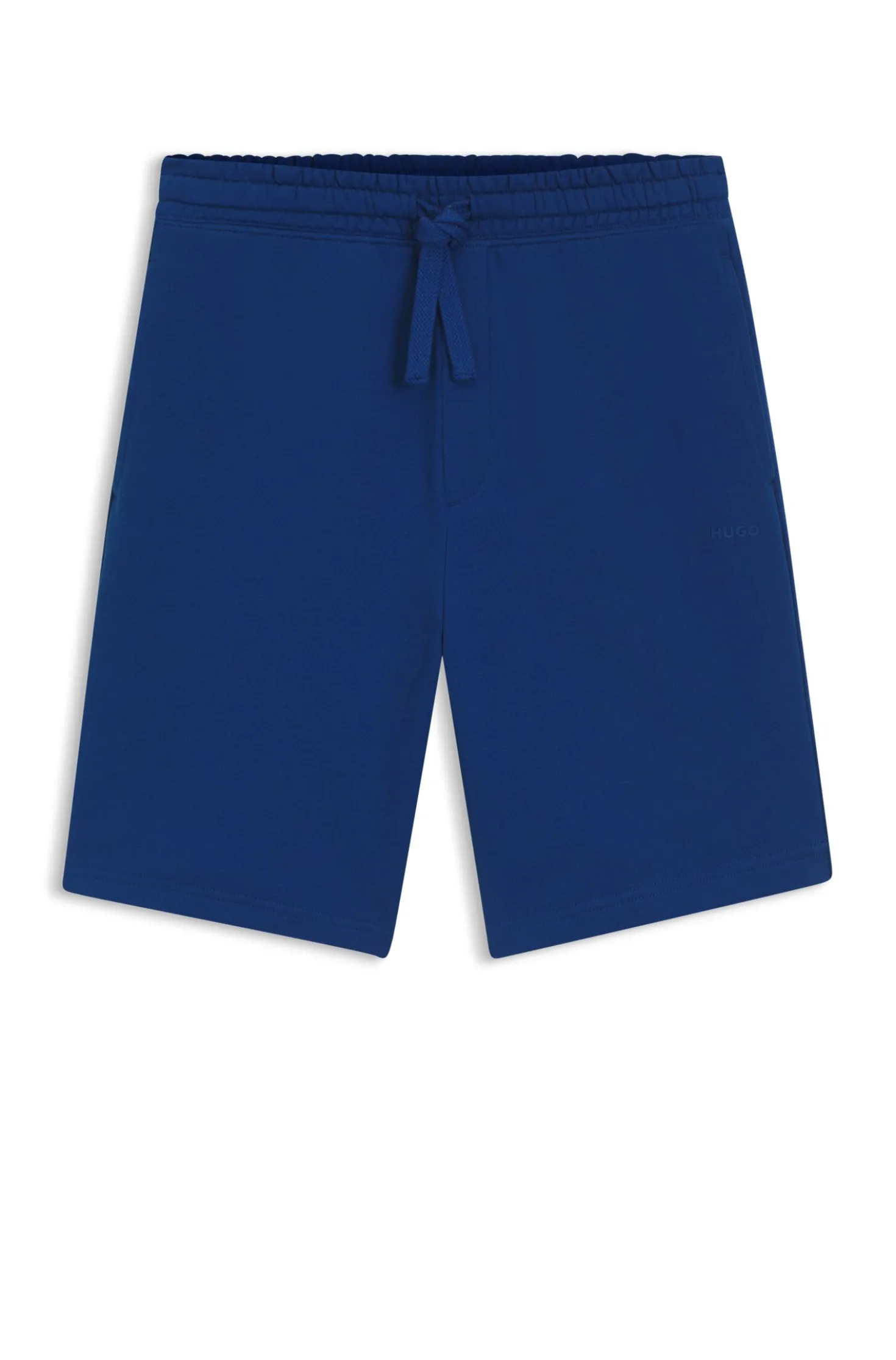 Shorts aus Baumwoll-Terry mit Logo-Print