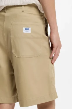 Shorts aus merzerisierter Baumwoll-Canvas