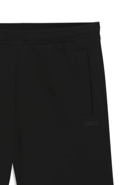 Shorts aus Piqué-Jersey im Baumwoll-Mix mit Logo-Stickerei