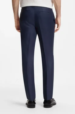 Slim-Fit Anzug aus Leinen-Twill