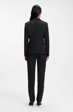 Slim-Fit Blazer aus in Italien gefertigter Schurwolle