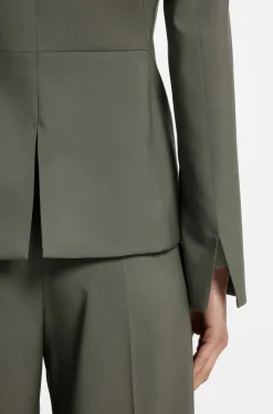 Slim-Fit Blazer aus italienischer Schurwolle
