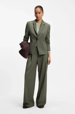 Slim-Fit Blazer aus italienischer Schurwolle