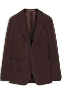 Slim-Fit Blazer aus Stretch-Cord
