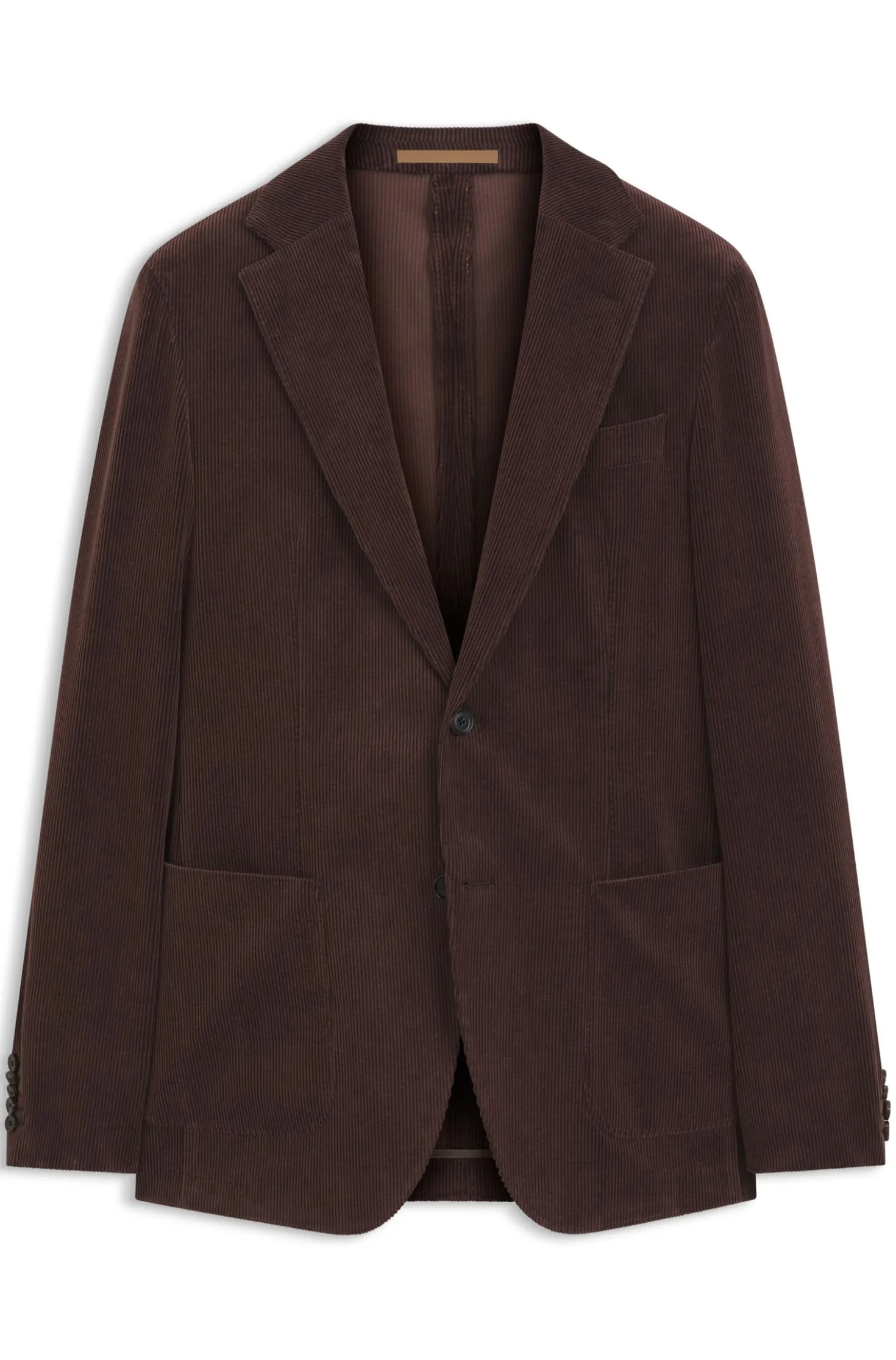 Slim-Fit Blazer aus Stretch-Cord