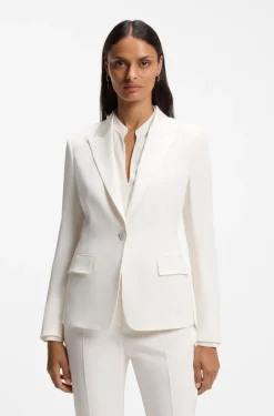 Slim-Fit Blazer mit Ein-Knopf-Leiste