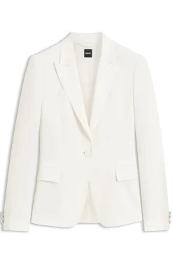 Slim-Fit Blazer mit Ein-Knopf-Leiste