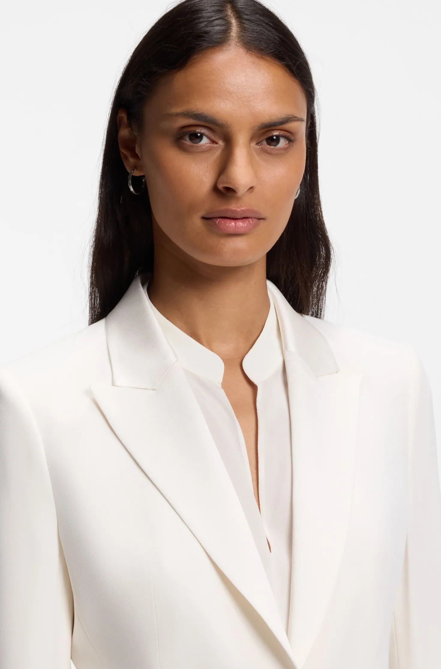 Slim-Fit Blazer mit Ein-Knopf-Leiste