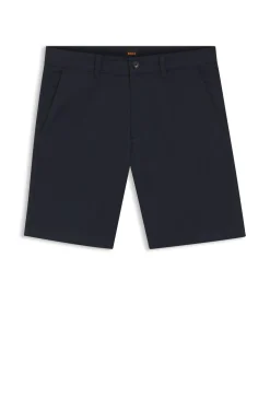 Slim-Fit Chino-Shorts aus bedruckter Stretch-Baumwolle