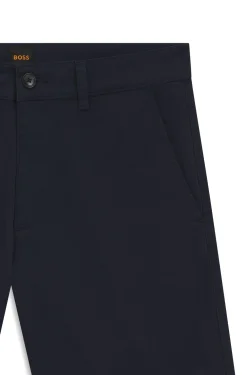 Slim-Fit Chino-Shorts aus bedruckter Stretch-Baumwolle
