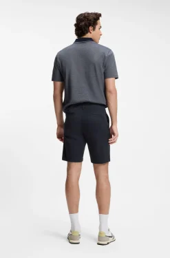 Slim-Fit Chino-Shorts aus bedruckter Stretch-Baumwolle