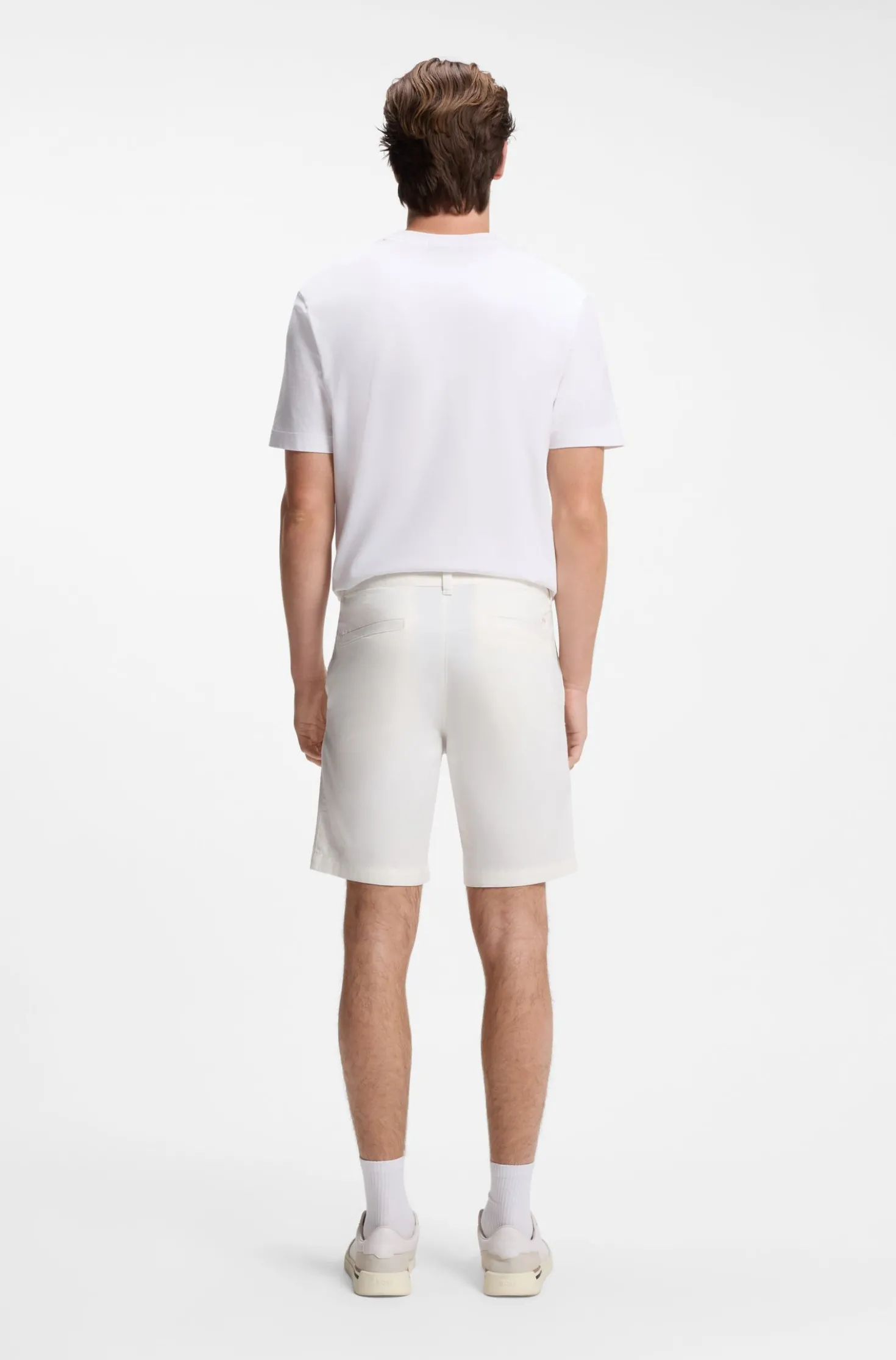Slim-Fit Chino-Shorts aus Stretch-Baumwolle