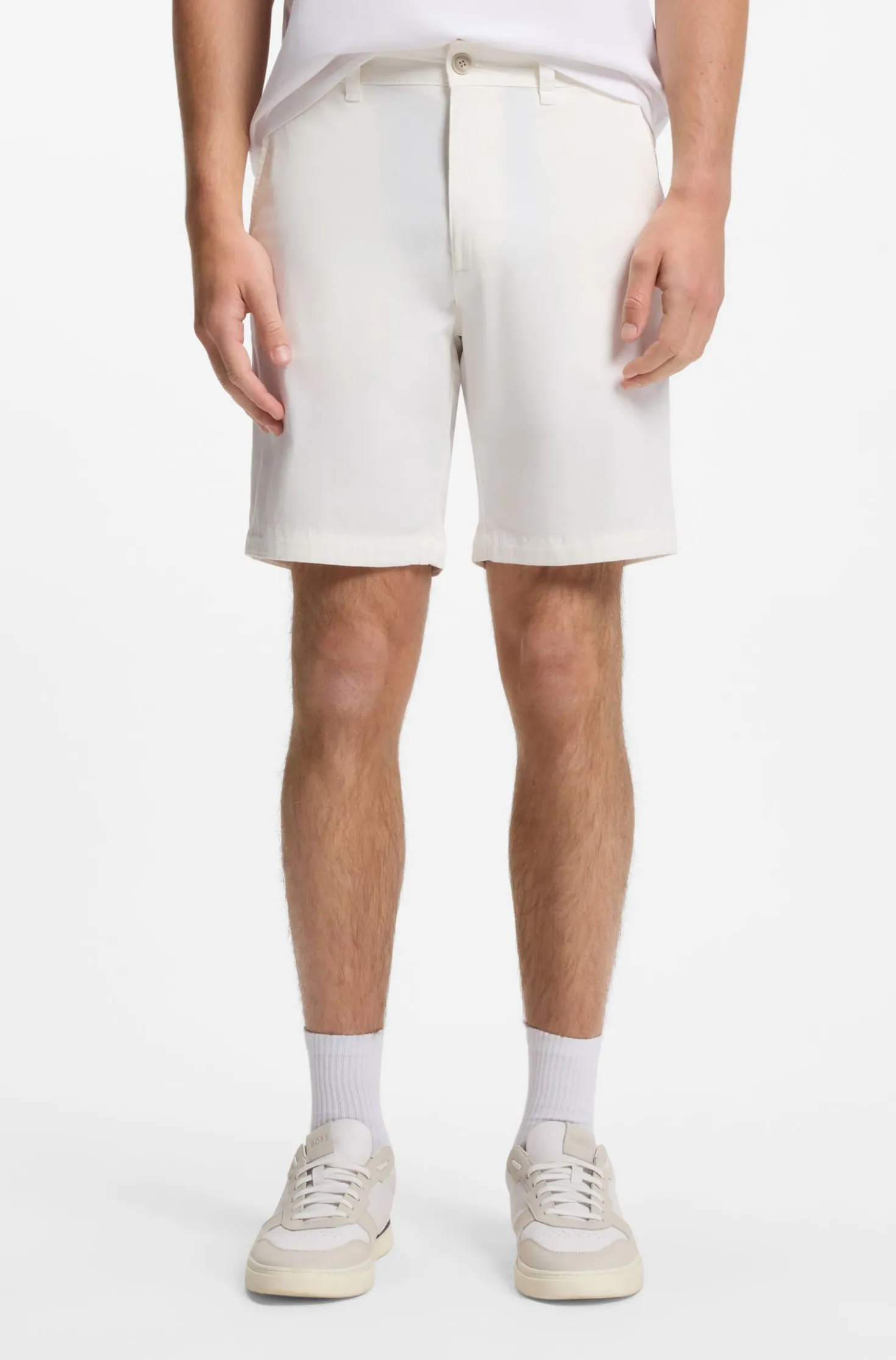 Slim-Fit Chino-Shorts aus Stretch-Baumwolle