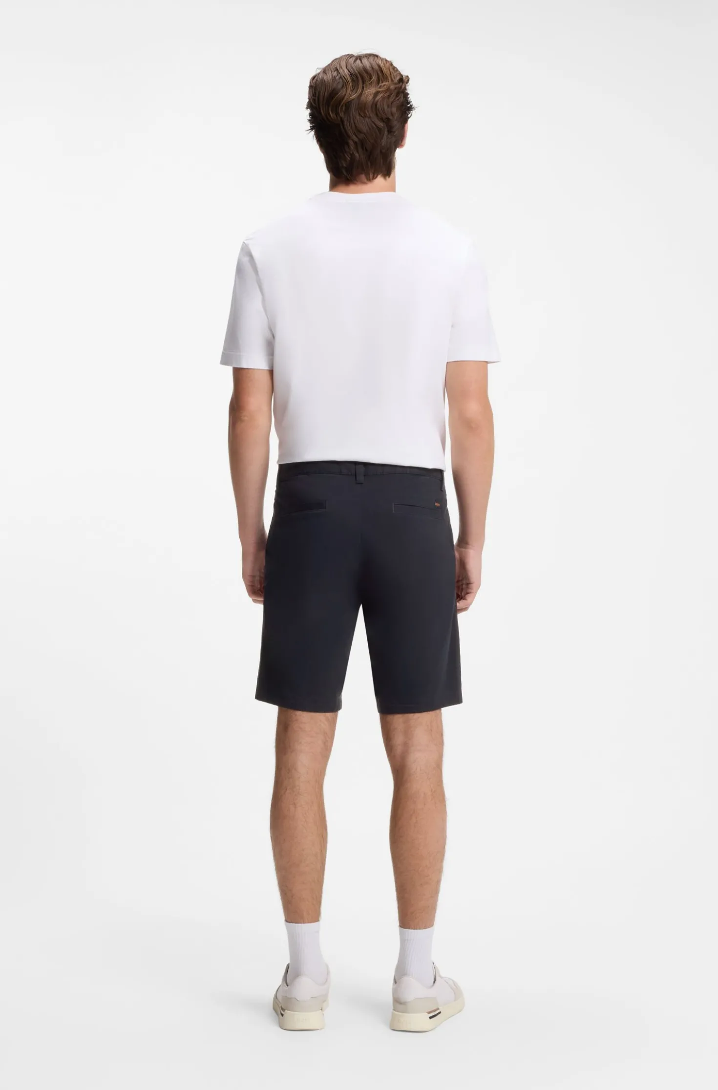 Slim-Fit Chino-Shorts aus Stretch-Baumwolle