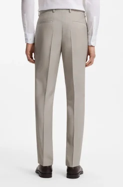 Slim-Fit Dreiteiler aus Schurwolle