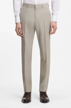 Slim-Fit Dreiteiler aus Schurwolle