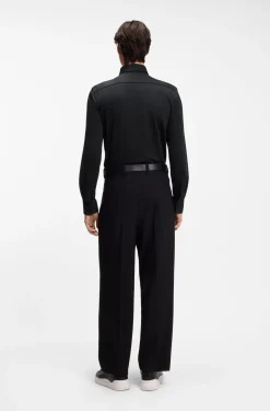 Slim-Fit Hemd aus funktionalem Stretch-Jersey