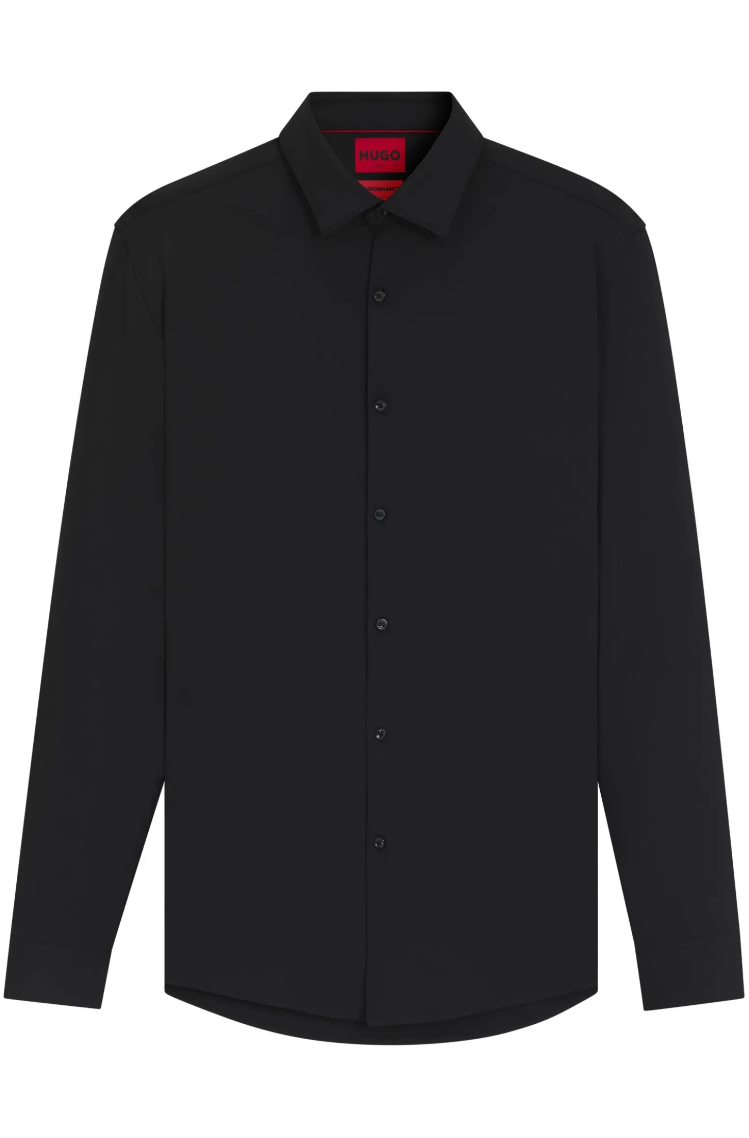Slim-Fit Hemd aus funktionalem Stretch-Jersey