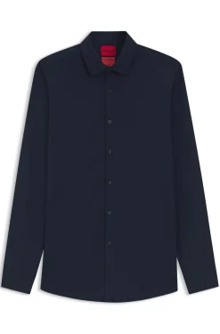 Slim-Fit Hemd aus Stretch-Twill