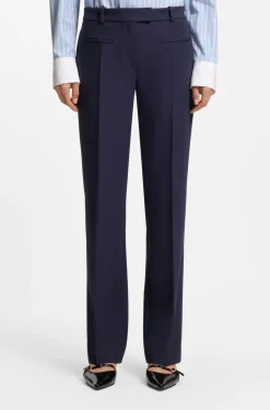 Slim-Fit Hose mit geradem Beinverlauf