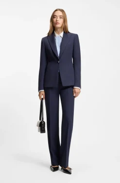 Slim-Fit Hose mit geradem Beinverlauf