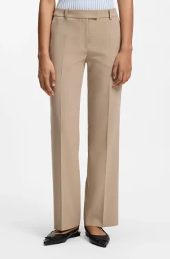 Slim-Fit Hose mit geradem Beinverlauf