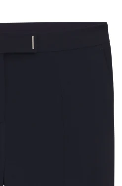 Slim-Fit Hose mit geschlitztem Saum