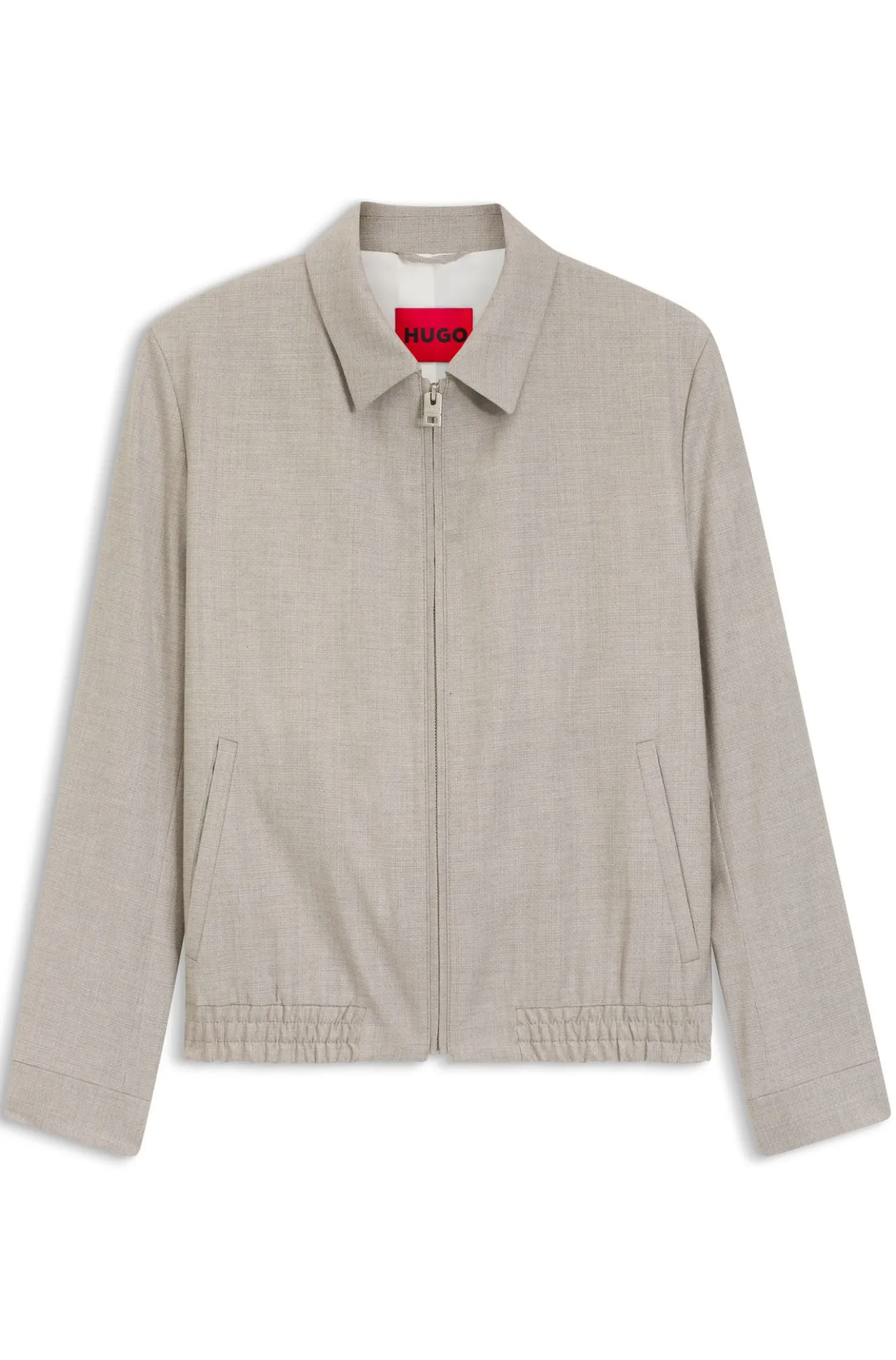 Slim-Fit Jacke aus Stretch-Twill