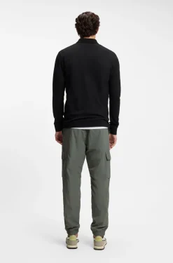 Slim-Fit Poloshirt aus elastischem Baumwoll-Piqué
