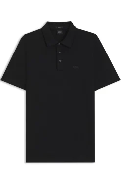 Slim-Fit Poloshirt aus Interlock-Baumwolle