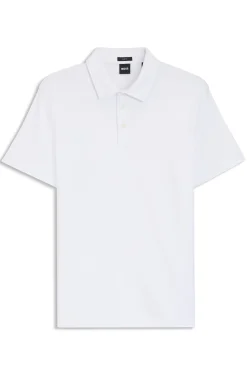 Slim-Fit Poloshirt aus Interlock-Baumwolle