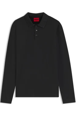 Slim-Fit Poloshirt aus merzerisierter Baumwolle