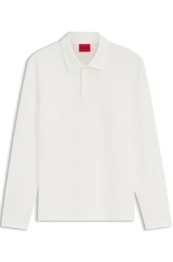 Slim-Fit Poloshirt aus merzerisierter Baumwolle